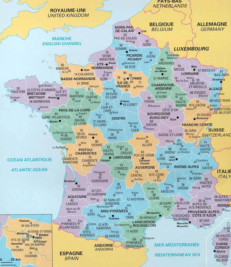 Bordeaux carte